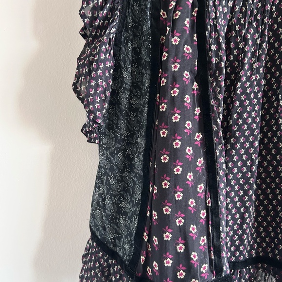 Sea New York Alani Print Flutter Sleeve Top – Size Small - Picture 14 of 16